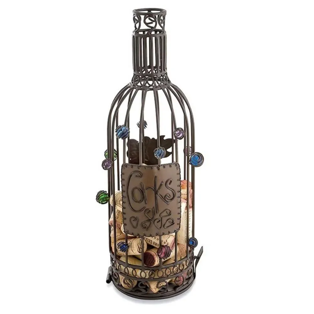 Wine cork cage wine bottle cork holder